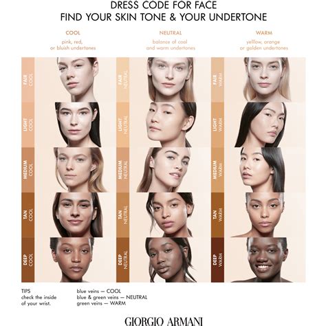 giorgio armani power fabric shade finder